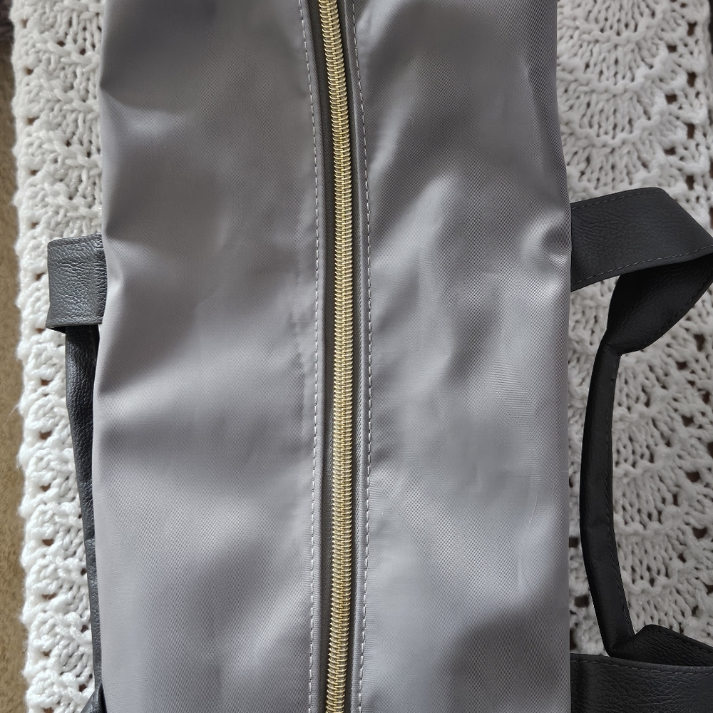 NWT Azzaro Gray Weekender Duffle Bag - Picture 6 of 13